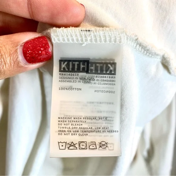 KITH long sleeve off white shirt 🤍 - Picture 4 of 10